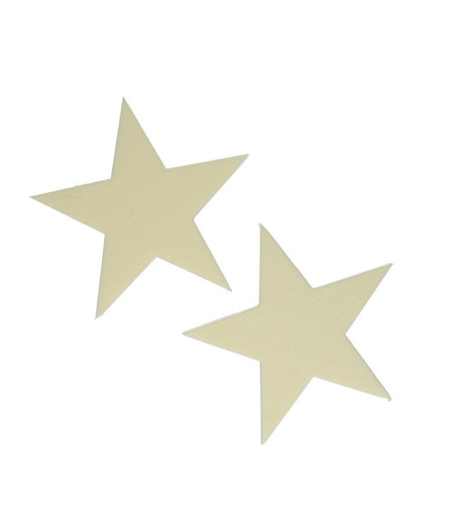 Ivory Oasis Colour star | Diameter 25 centimetres | Available to order in sets of 2