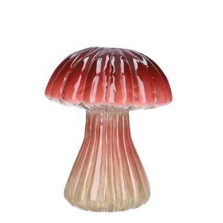 4A Pilzvase „Mushroom“ | Farbe: Rot | Durchmesser 4 - 16 Zentimeter | Höhe 20 Zentimeter | Pro 2 Vasen