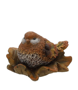 4A Decorative Bird on Nest | Colour: Brown | Length 14 centimetres | Width 11 centimetres | Height 9 centimetres | Per 4 birds