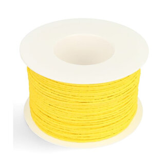 4A Geel Papier Draad Touw | Diameter 2 millimeter | Lengte 100 meter | Per stuk