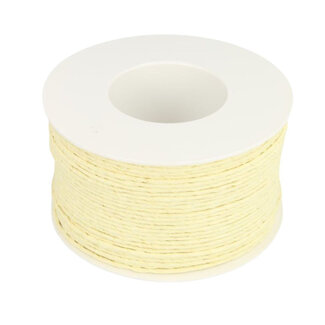 4A Champagnekleurig Papier Draad Touw | Diameter 2 millimeter | Lengte 100 meter | Per stuk