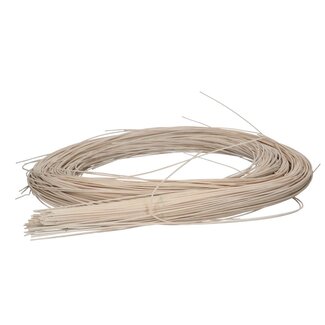 4A Rotan Decoratie | Kleur: Naturelle Wit | Diameter 1.5 millimeter | Per 250 gram