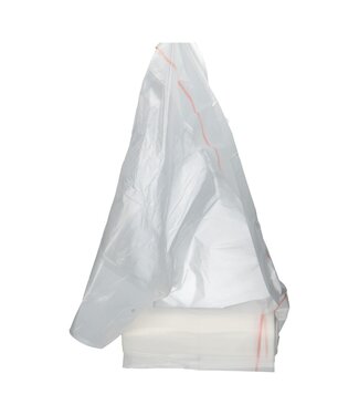 4A Sac à déchets pour fleuriste sur rouleau | Couleur : Transparent | Largeur 15 centimètres | Hauteur 70 centimètres | Longueur 200 centimètres | Contenance 400 litres | Par 10 sacs