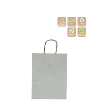 4A Papiertassen | Farbe: Silberfarben | Länge 23 Zentimeter | Breite 12 Zentimeter | Höhe 30 Zentimeter | Pro 50 Tassen