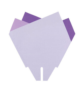 4A Covers Magnolia | Colour: Lavender | Length 33 centimetres | Width 33 centimetres | Per 50 covers