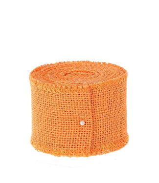 4A Orange Jute Ribbon | Width 50 millimetres | Length 5 metres | Per piece