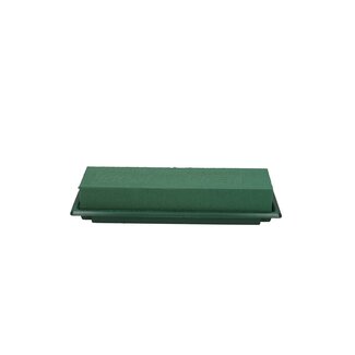 4A Décoration de Table Oasis Verte Medi | Largeur 25 centimètres | Longueur 9 centimètres | Hauteur 6 centimètres | Par 8 pièces