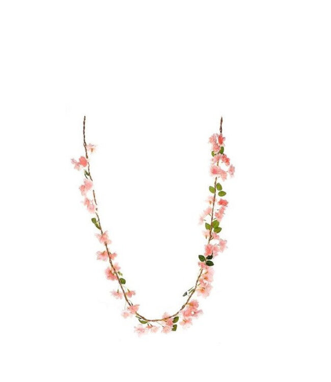 Camuna Blossom Decorative Garland Artificial Flower | Colour: Light Pink | Length ± 150 centimetres | Per decorative garland