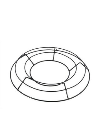 4A Blumengeschäft Eisenring Basis | Farbe: Schwarz | Durchmesser 40 Zentimeter | Pro 5 Ringe