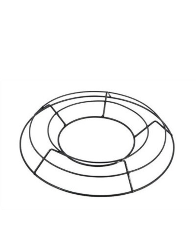 Blumengeschäft Eisener Ring Basis | Farbe: Schwarz | Durchmesser 40 Zentimeter | Bestellbar pro 5 Ringe