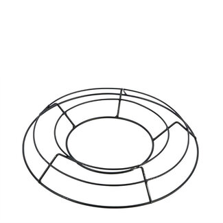 4A Floristry Iron Ring Base | Colour: Black | Diameter 35 centimetres | Per 5 rings