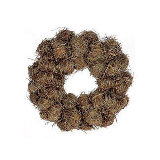 4A Hay Bale Wreath | Colour: Brown | Diameter 30 centimetres | Per wreath