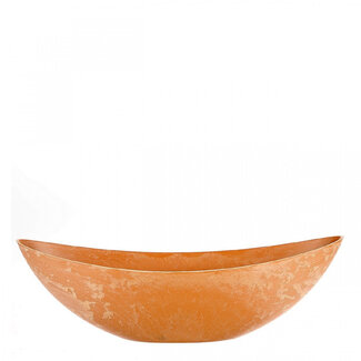 4A Plastic Melamine Flower Box Planter Boat Shape | Colour: Terracotta | Length 55 centimetres | Width 13.5 centimetres | Height 17.5 centimetres | Per 6 boats