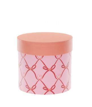 4A Schachtel "Amari Love" | Farbe: Rosa | Durchmesser 12,5 Zentimeter | Höhe 12 Zentimeter | Pro 6 Schachteln