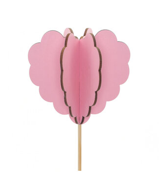 4A Heart Lola Stake | Colour: Pink | Length: ±50 centimetres | Diameter: 8 centimetres | Per 25 stakes