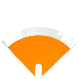 4A Moon Kraft-look Covers | Colour: Orange | Length 30 centimetres | Width 30 centimetres | Per 50 covers