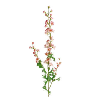 4A Ridderspoor Kunstbloem | Kleur: Roze | Delphinium kunstbloemen | Lengte ± 86 centimeter | Per 6 kunstbloemen