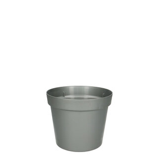 4A Plastic Flower Pot Plant Pot | Colour: Grey | Diameter 15 centimetres | Height 12 centimetres | Per pot