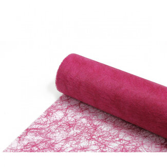 4A Textiel Fiber Linnen | Kleur: Fuchsia | Breedte 60 centimeter | Lengte 25 meter | Per rol