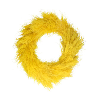 4A Lao Gras Krans | Kleur: Geel | Diameter 40 centimeter | Per krans