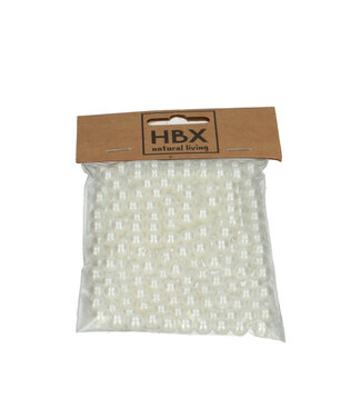 4A Dekorationsperlen | Farbe: Naturweiß | Durchmesser 8 Millimeter | Pro 50 Gramm