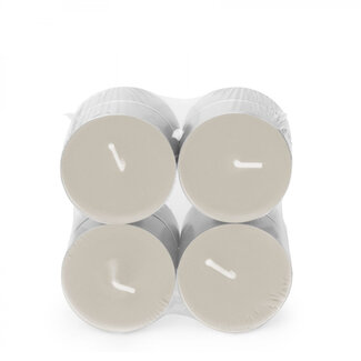 4A Scented Candle Maxi Tealight “Morning” | Colour: Grey | Per 8 maxi tealights