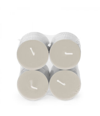 4A Bougie parfumée Maxi Chauffe-plat “Morning” | Couleur : Gris | Par 8 maxi chauffe-plats