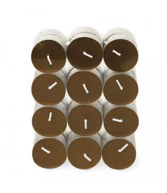 4A Scented Tealight Candle "Wonder" | Colour: Light Brown | Per 24 tealights