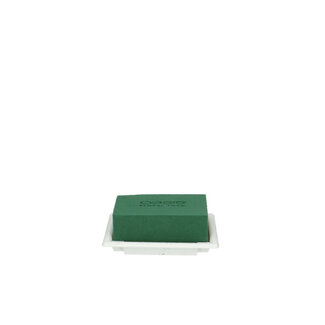 4A Groene Oasis Table Deco Mini | Breedte 13 centimeter | Lengte 9 centimeter | Hoogte 5 centimeter | Per 8 stuks