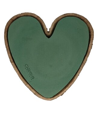 4A Oasis Vert Biolit Cœur | Largeur 33 centimètres | Longueur 34 centimètres | Hauteur 5,5 centimètres | Par 2 pièces