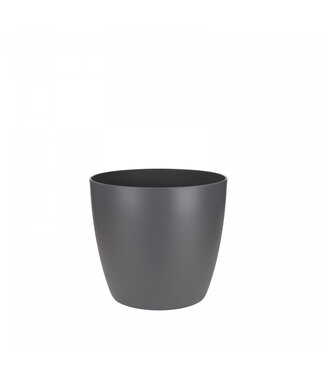 4A Kunststof Bloempot Plantenpot Brussel | Kleur: Grijs | Diameter 10.5 centimeter | Hoogte 10 centimeter | Per 8 potten