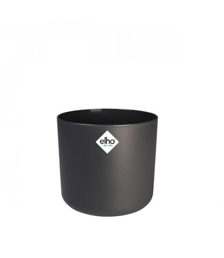 4A Plastic Flower Pot Plant Pot Soft | Colour: Grey | Diameter 14 centimetres | Height 12.5 centimetres | Per 8 pots