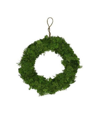 4A Rendiermos Krans | Kleur: Groen | Diameter 20 centimeter | Per krans