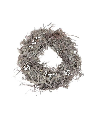 4A Couronne de Pin Bonsaï | Couleur : Blanc Naturel | Diamètre 30 centimètres | Par couronne