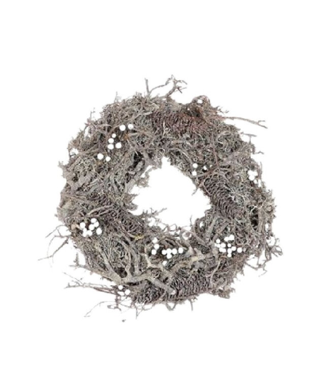 Couronne de Pin Bonsaï | Couleur : Blanc Naturel | Diamètre 30 centimètres | Par couronne