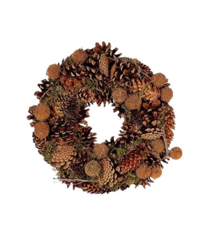 Gordana Kranz | Farbe: Braun | Durchmesser 35 Zentimeter | Pro Kranz