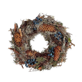 4A Vinka Wreath | Colour: Brown | Diameter 30 centimetres | Per wreath