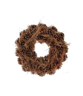 4A Sofia Krans | Kleur: Bruin | Diameter 30 centimeter | Per krans