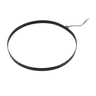 4A Bloemisterij IJzeren Hanger Ring | Kleur: Zwart | Diameter 30 centimeter | Per 10 ringen
