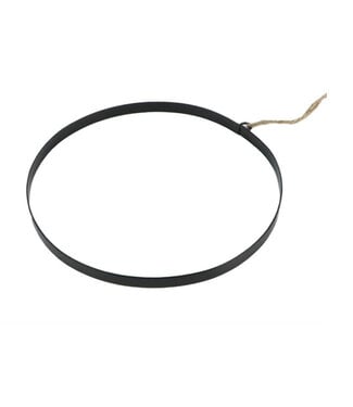 4A Floristry Iron Hanging Ring | Colour: Black | Diameter 30 centimetres | Per 10 rings