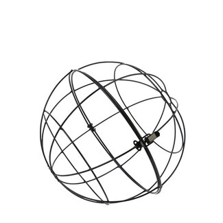 4A Bal Frame voor Bloemen | Kleur: Zwart | Diameter 40 centimeter | Per 40 ballen