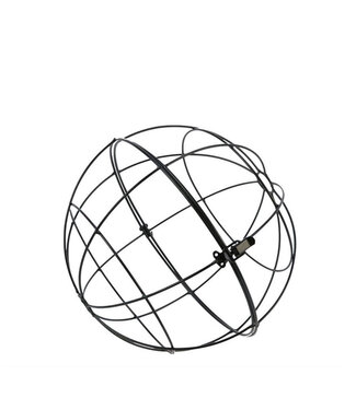 4A Cadre de Boule pour Fleurs | Couleur : Noir | Diamètre 40 centimètres | Par 40 boules