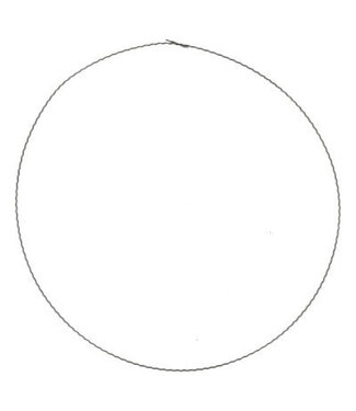 4A Fleuristerie Anneau Métallique | Couleur : Argenté | Diamètre 50 centimètres | Par 50 anneaux