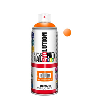 4A Acryl Spuitverf Kleurspray "Orange Peel" | Kleur: Oranje | Inhoud 400 milliliter | Per spuitbus