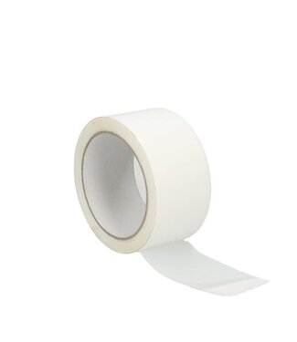 4A Bloemisterij PP Acryl Tape | Kleur: Naturelle Wit | Breedte 50 millimeter | Lengte 66 meter | Per 6 rollen