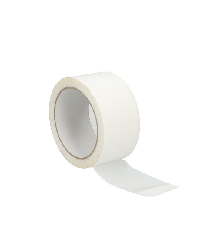 Floriculture PP Acrylic Tape | Colour: Natural White | Width 50 millimetres | Length 66 metres | Available to order per 6 rolls