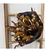 Amber Glory Dried Flower Bouquet | Length ± 60 centimetres | With ochre yellow and brown dried flowers