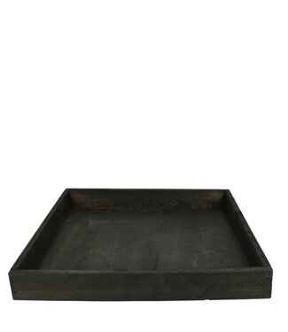 4A Plateau en bois | Couleur : Brun foncé | Longueur 30 centimètres | Largeur 30 centimètres | Hauteur 4 centimètres | Par 4 plateaux