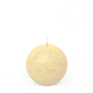 4A Candle Rustic Pillar Candle | Colour: Cream | Diameter 8 centimetres | Per 6 candles