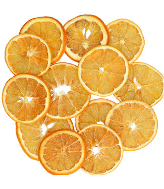 4A Getrocknete Orangenscheiben | Farbe: Orange | Gewicht 250 Gramm pro Beutel | Pro 5 Beutel